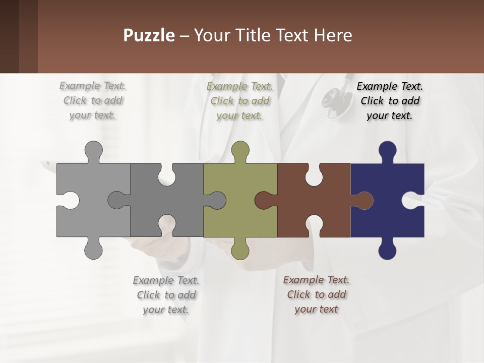 A Doctor Using A Tablet Computer Powerpoint Presentation PowerPoint Template