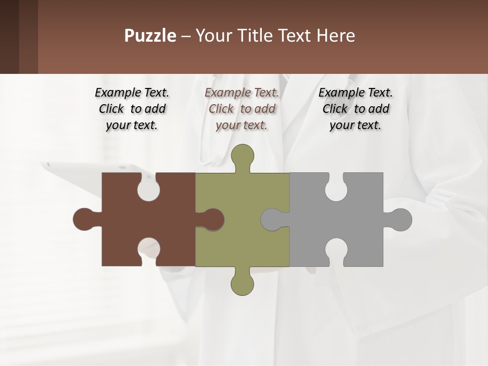 A Doctor Using A Tablet Computer Powerpoint Presentation PowerPoint Template