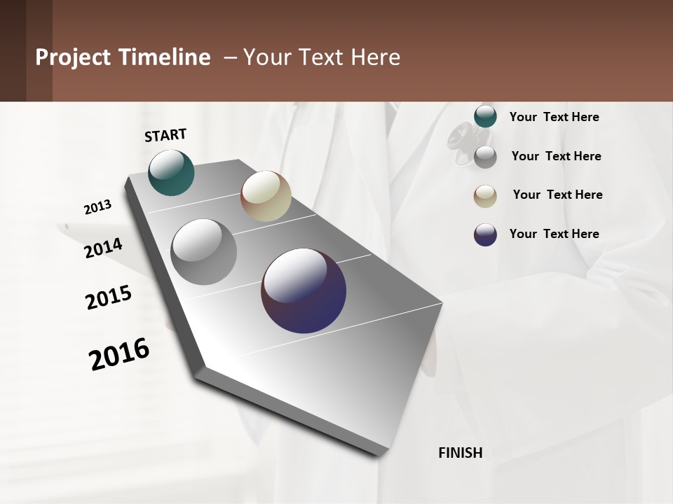 A Doctor Using A Tablet Computer Powerpoint Presentation PowerPoint Template