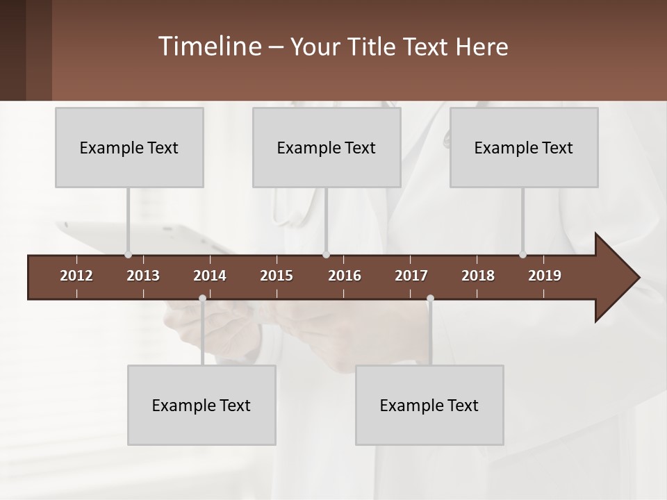 A Doctor Using A Tablet Computer Powerpoint Presentation PowerPoint Template
