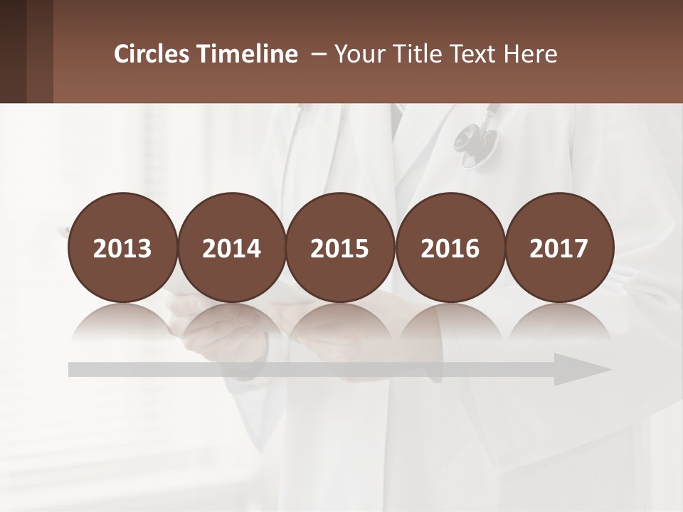 A Doctor Using A Tablet Computer Powerpoint Presentation PowerPoint Template