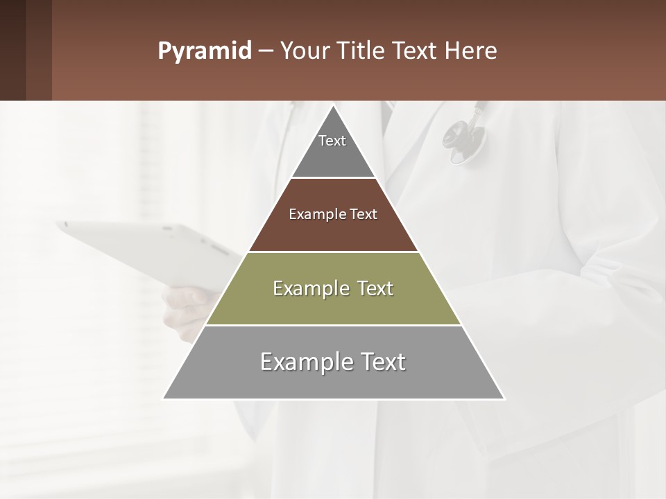 A Doctor Using A Tablet Computer Powerpoint Presentation PowerPoint Template