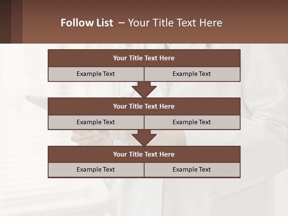 A Doctor Using A Tablet Computer Powerpoint Presentation PowerPoint Template