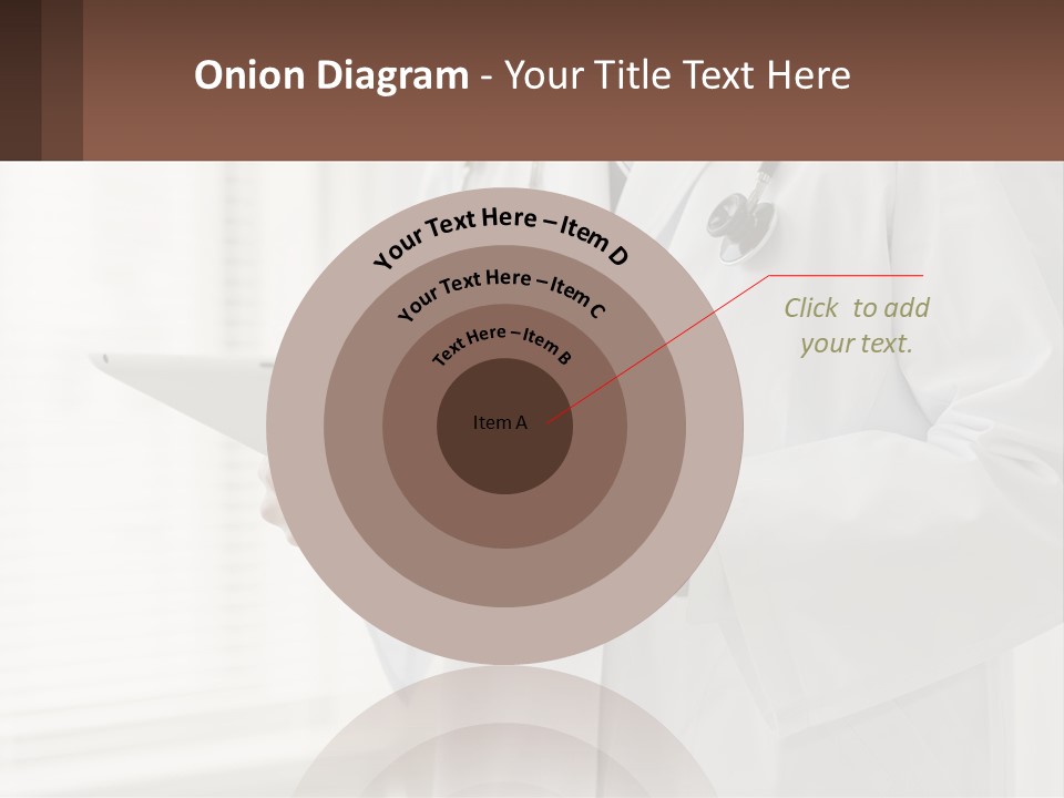 A Doctor Using A Tablet Computer Powerpoint Presentation PowerPoint Template