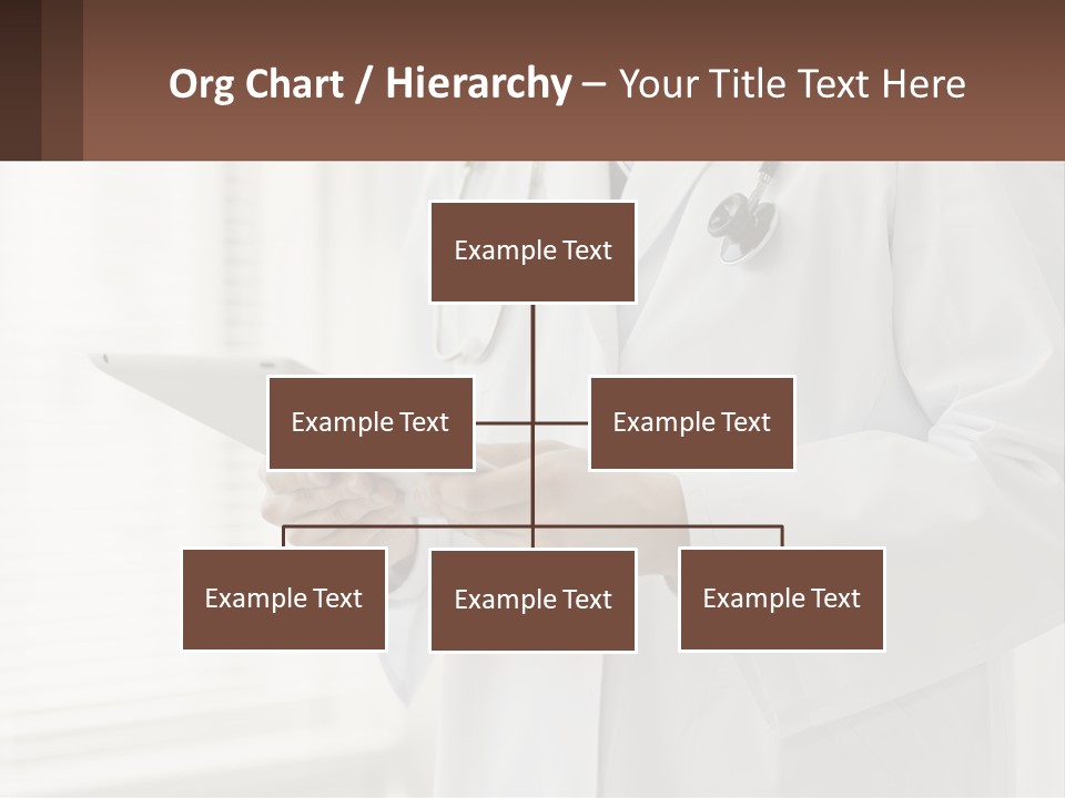 A Doctor Using A Tablet Computer Powerpoint Presentation PowerPoint Template