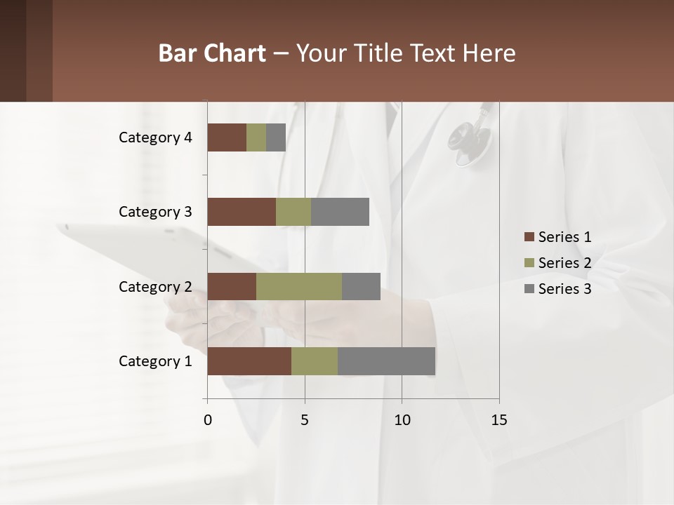 A Doctor Using A Tablet Computer Powerpoint Presentation PowerPoint Template
