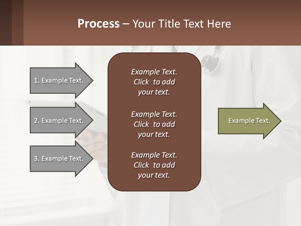 A Doctor Using A Tablet Computer Powerpoint Presentation PowerPoint Template