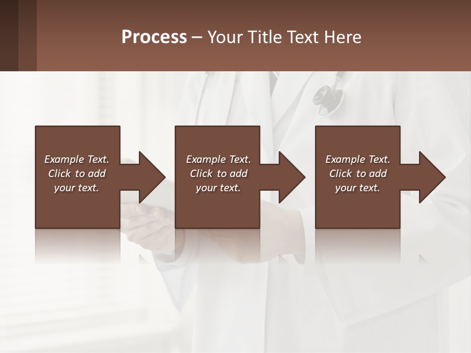 A Doctor Using A Tablet Computer Powerpoint Presentation PowerPoint Template
