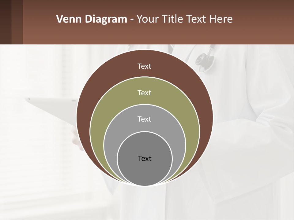 A Doctor Using A Tablet Computer Powerpoint Presentation PowerPoint Template