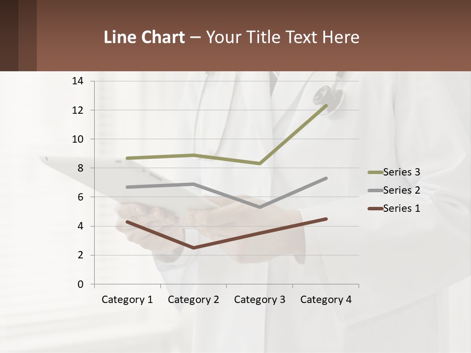 A Doctor Using A Tablet Computer Powerpoint Presentation PowerPoint Template