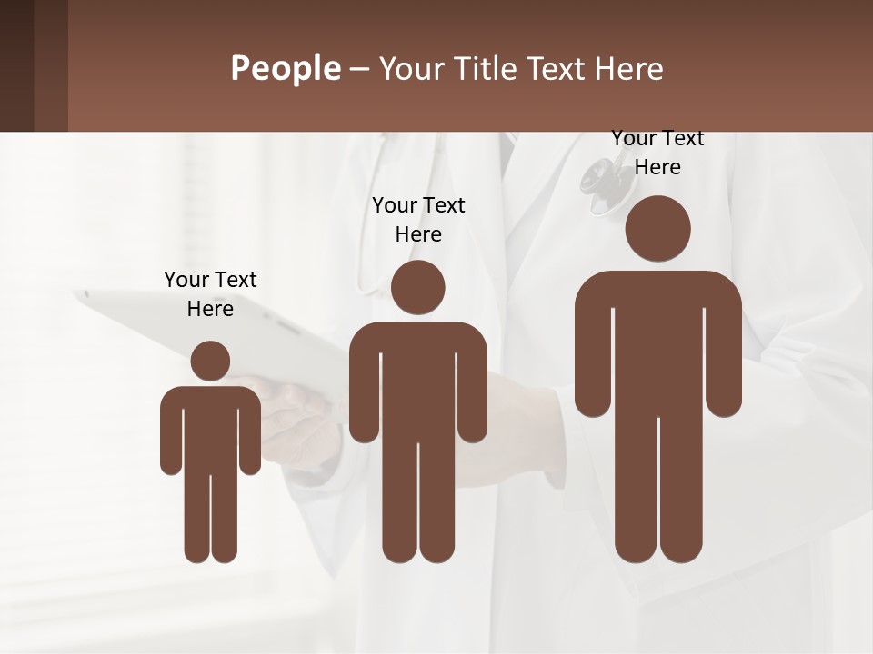 A Doctor Using A Tablet Computer Powerpoint Presentation PowerPoint Template