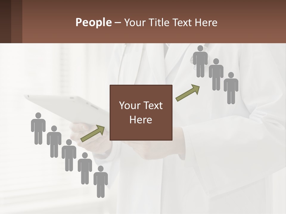 A Doctor Using A Tablet Computer Powerpoint Presentation PowerPoint Template