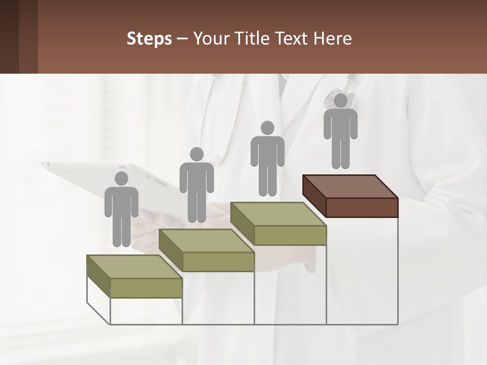 A Doctor Using A Tablet Computer Powerpoint Presentation PowerPoint Template