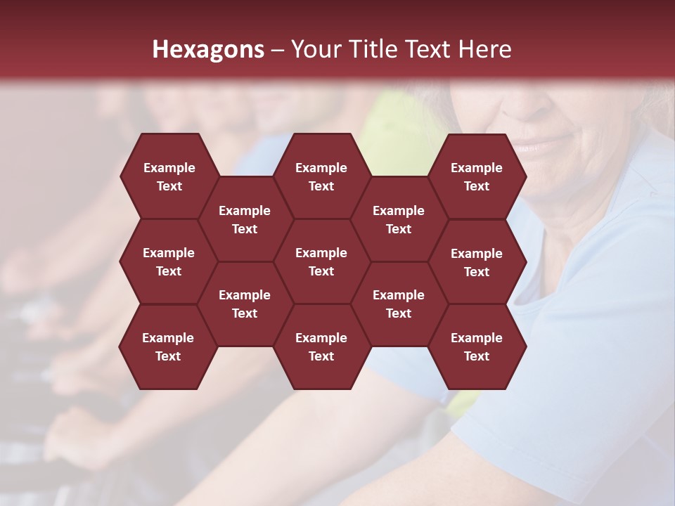 A Group Of People Sitting On A Bench In A Row PowerPoint Template