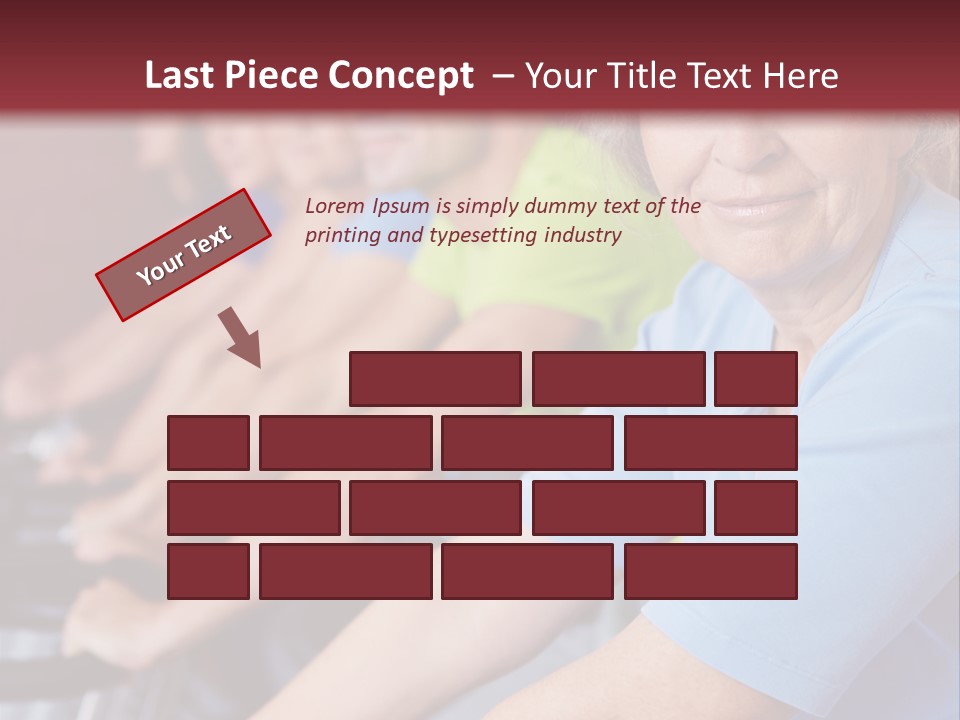 A Group Of People Sitting On A Bench In A Row PowerPoint Template