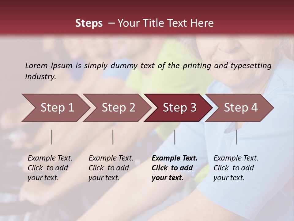A Group Of People Sitting On A Bench In A Row PowerPoint Template