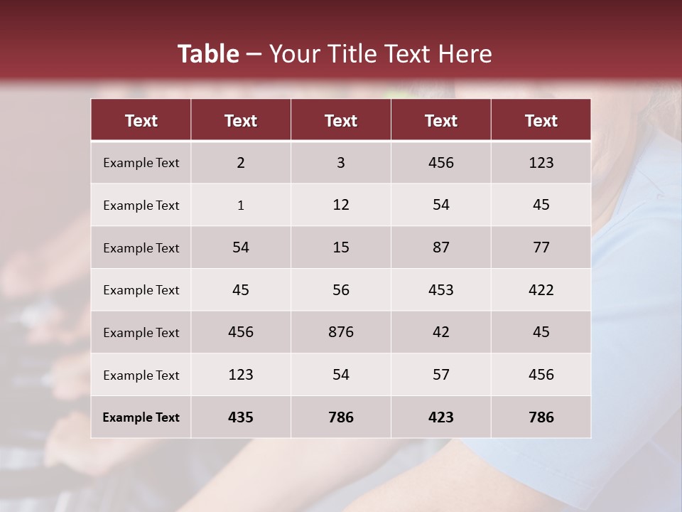 A Group Of People Sitting On A Bench In A Row PowerPoint Template