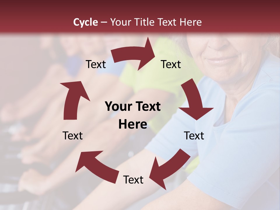 A Group Of People Sitting On A Bench In A Row PowerPoint Template