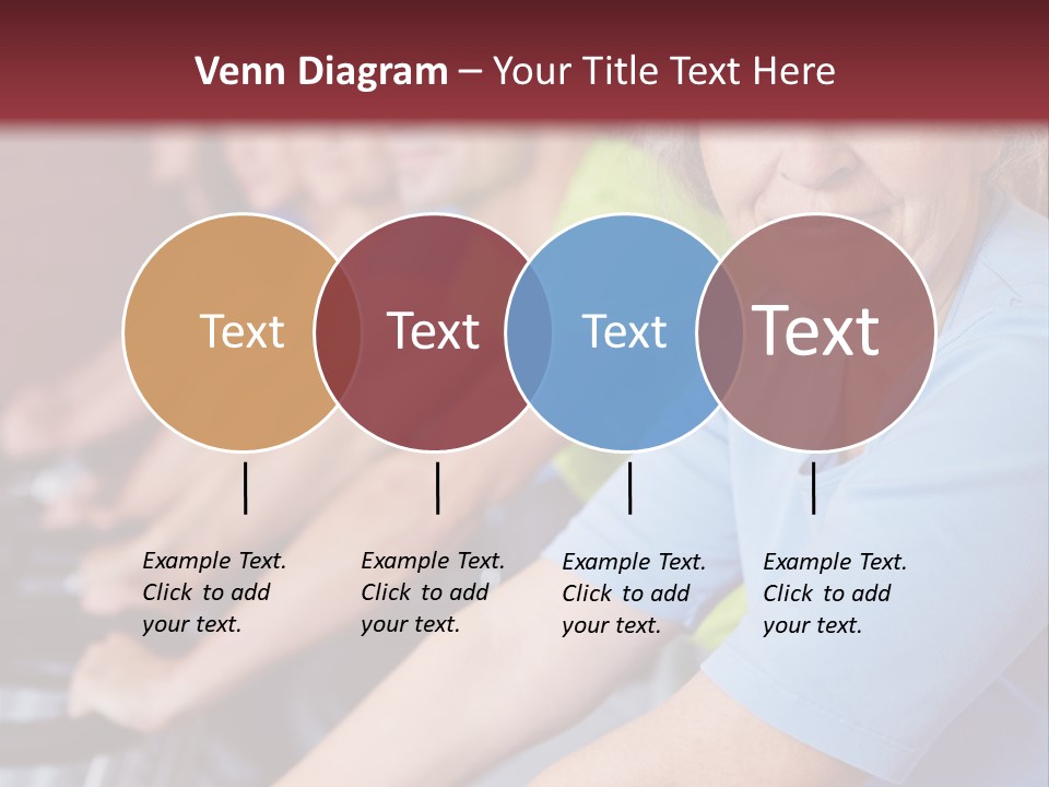 A Group Of People Sitting On A Bench In A Row PowerPoint Template