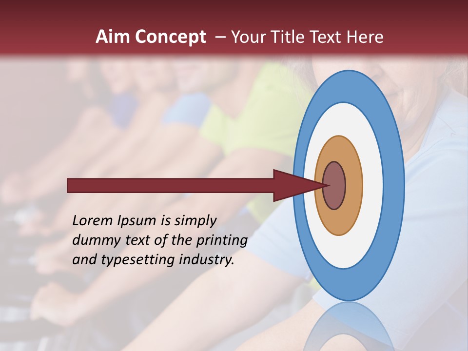 A Group Of People Sitting On A Bench In A Row PowerPoint Template