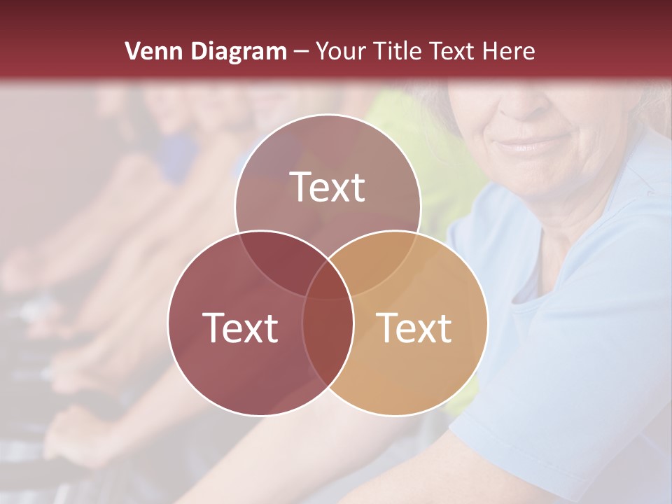 A Group Of People Sitting On A Bench In A Row PowerPoint Template