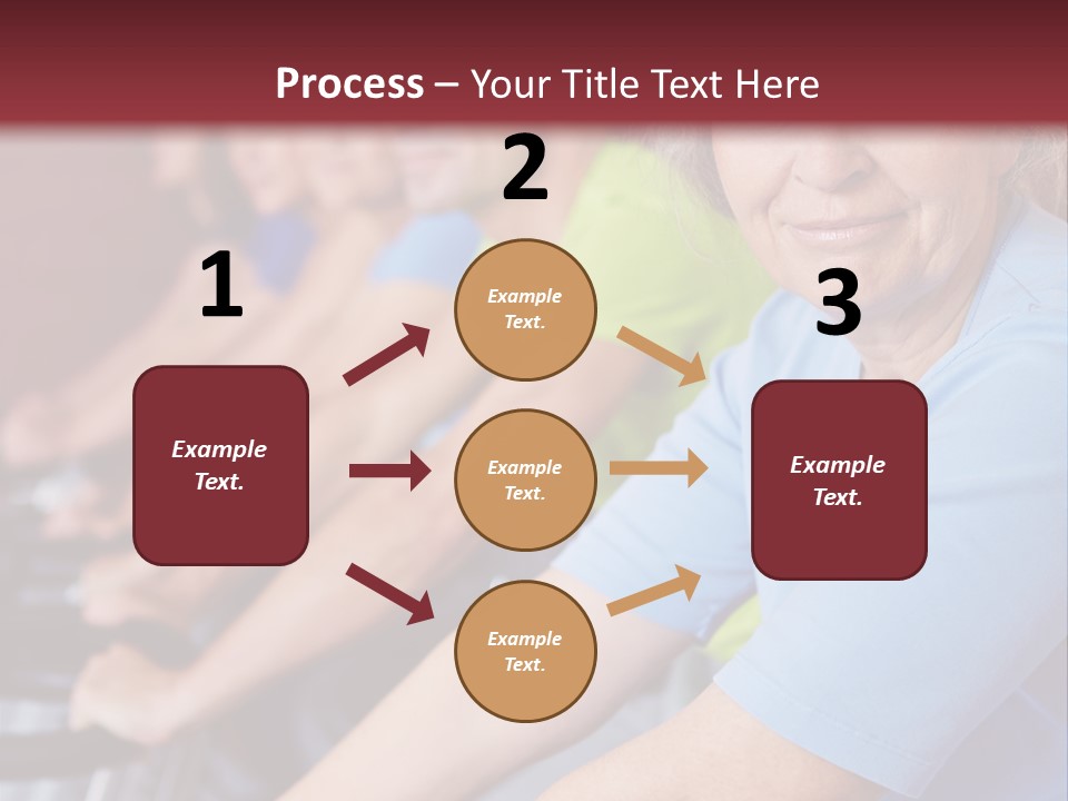 A Group Of People Sitting On A Bench In A Row PowerPoint Template
