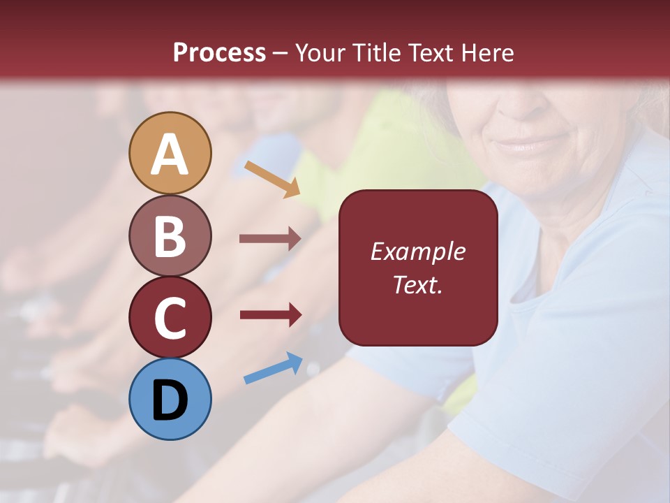 A Group Of People Sitting On A Bench In A Row PowerPoint Template