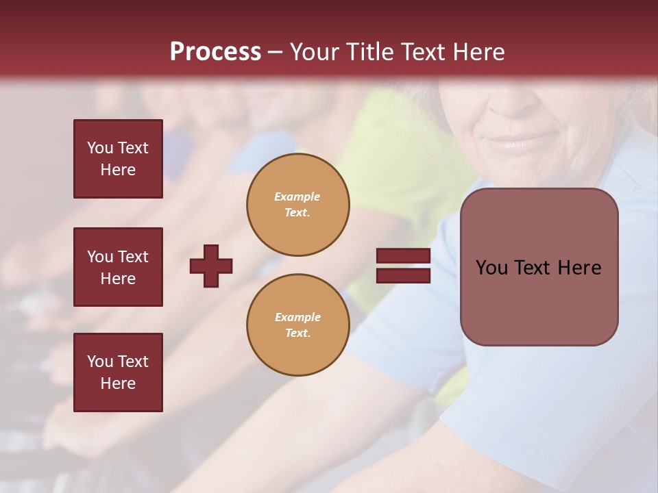 A Group Of People Sitting On A Bench In A Row PowerPoint Template