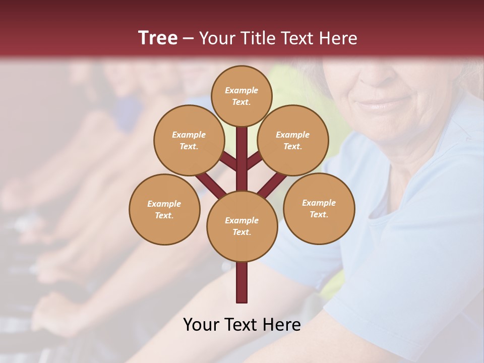 A Group Of People Sitting On A Bench In A Row PowerPoint Template