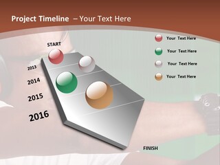 A Man Holding A Gun With Headphones On PowerPoint Template