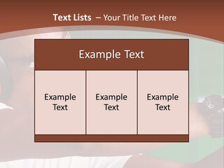 A Man Holding A Gun With Headphones On PowerPoint Template