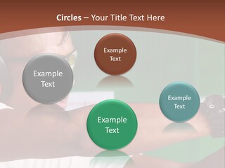 A Man Holding A Gun With Headphones On PowerPoint Template