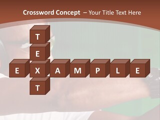 A Man Holding A Gun With Headphones On PowerPoint Template