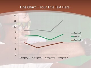 A Man Holding A Gun With Headphones On PowerPoint Template