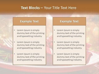 A Red Plate With A Red Bow On It PowerPoint Template