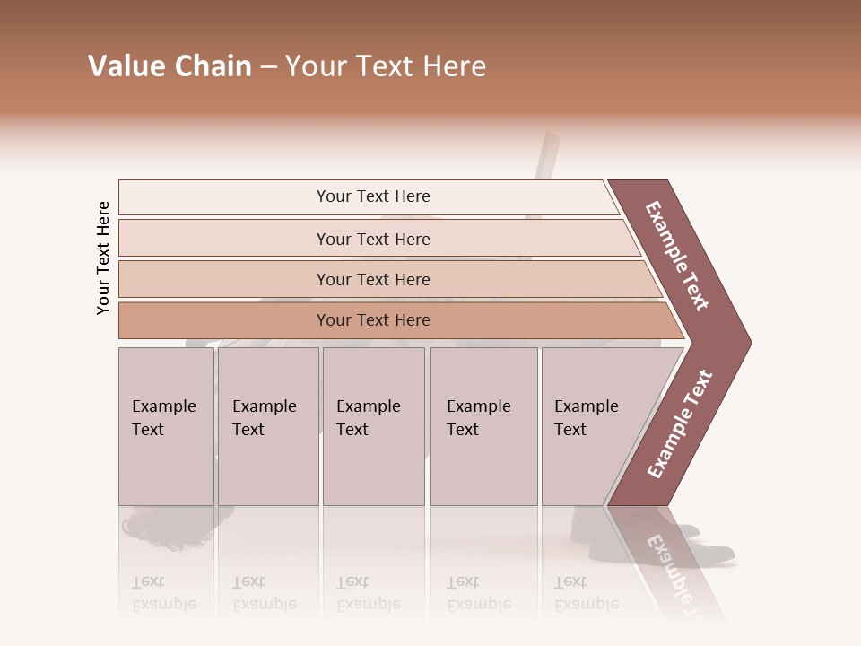A Man With A Laptop On His Back PowerPoint Template