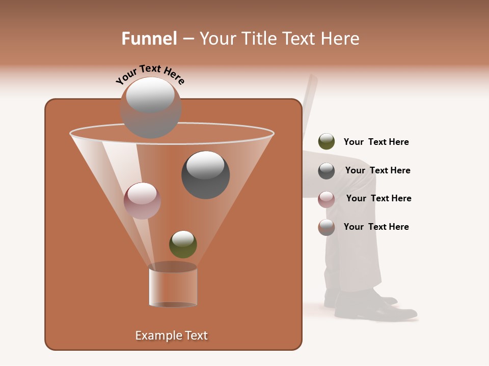 A Man With A Laptop On His Back PowerPoint Template