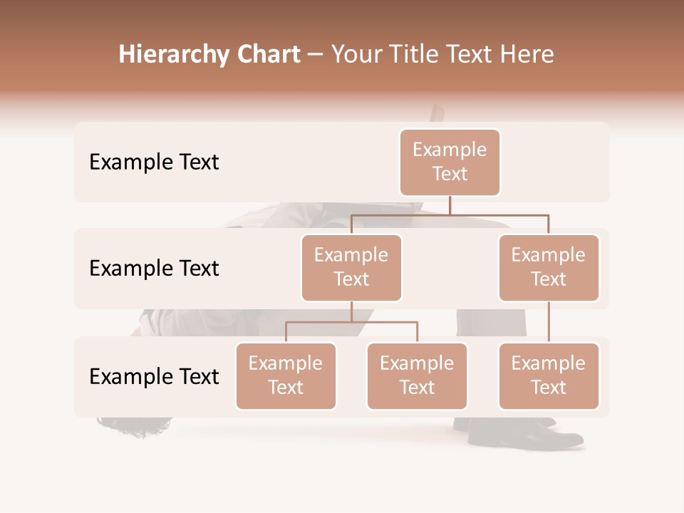 A Man With A Laptop On His Back PowerPoint Template