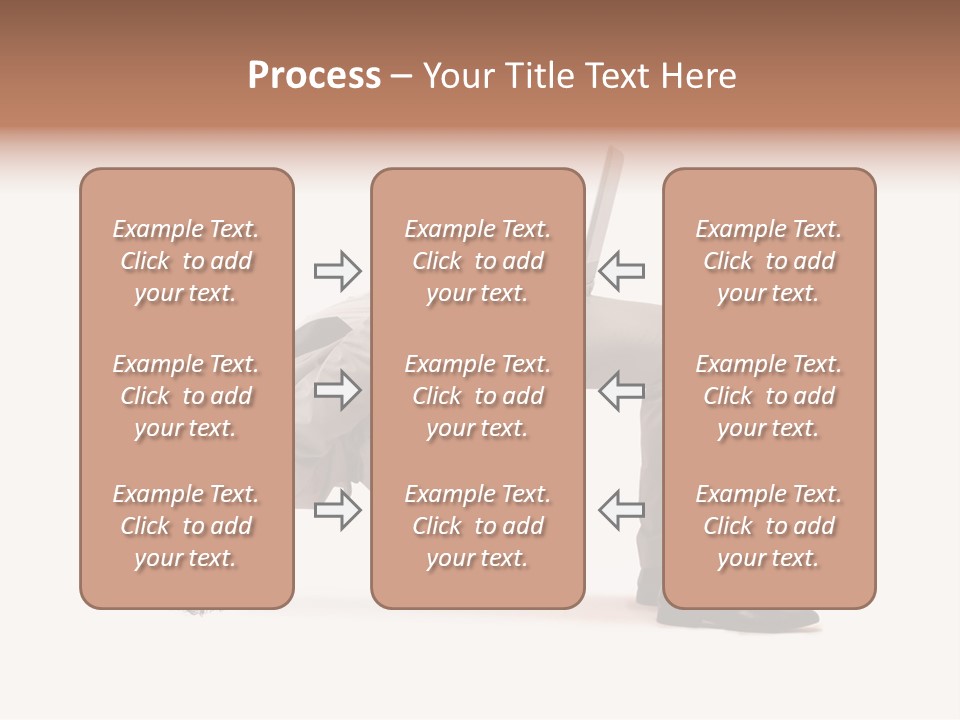 A Man With A Laptop On His Back PowerPoint Template
