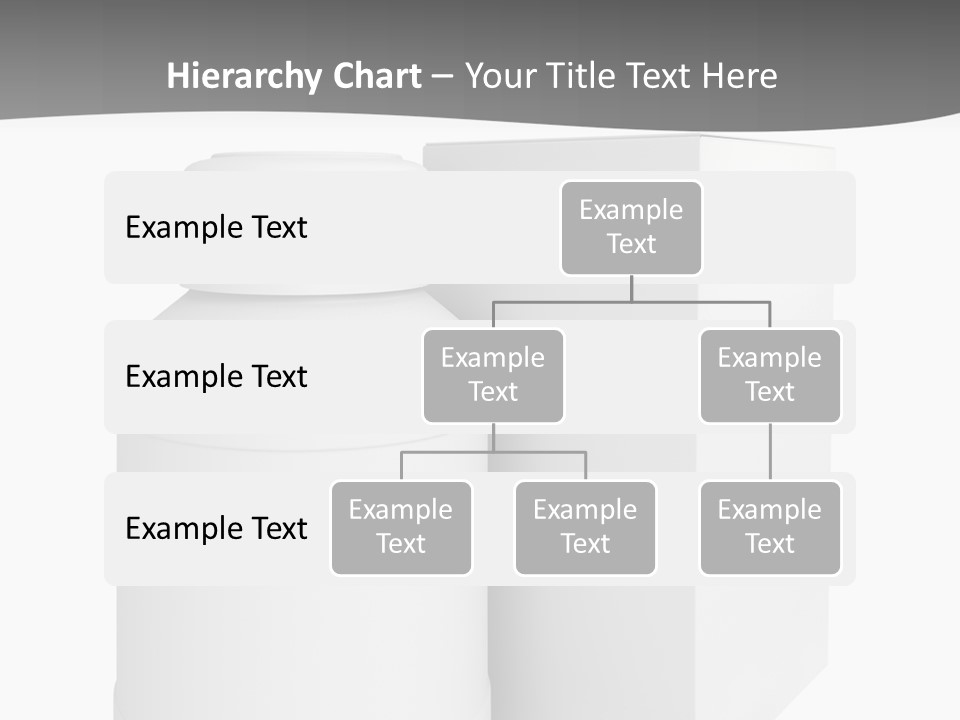 A White Bottle With A White Cap Next To A White Box PowerPoint Template