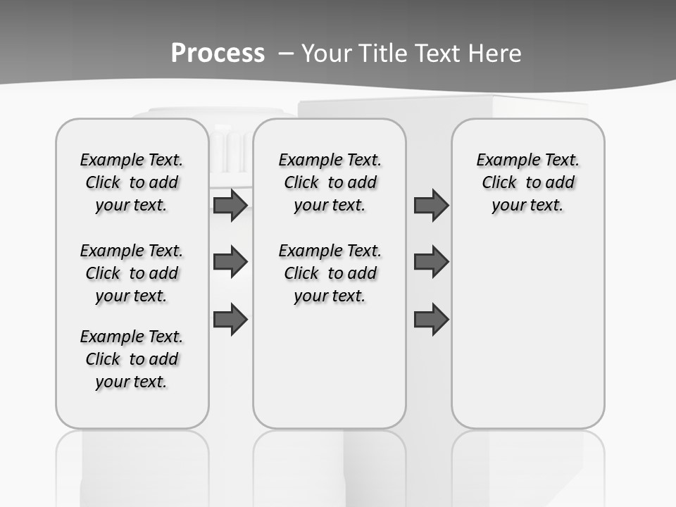 A White Bottle With A White Cap Next To A White Box PowerPoint Template