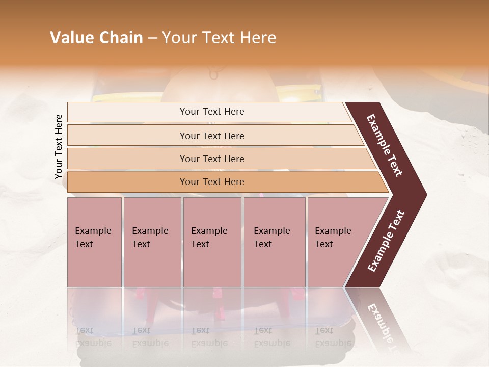 A Woman In A Bikini Laying On An Inflatable Pool PowerPoint Template