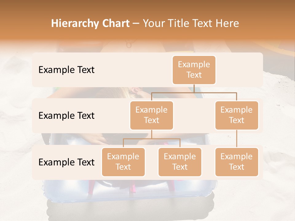 A Woman In A Bikini Laying On An Inflatable Pool PowerPoint Template