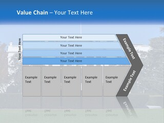 A Picture Of The White House In Washington D C PowerPoint Template