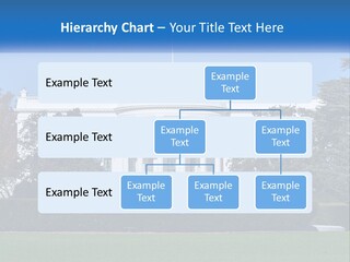 A Picture Of The White House In Washington D C PowerPoint Template