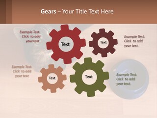 A Cat Sitting Next To A Blue Bowl On A Wooden Floor PowerPoint Template