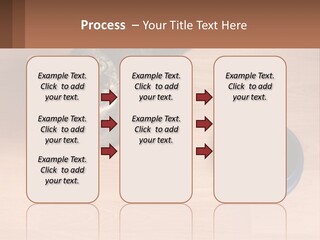 A Cat Sitting Next To A Blue Bowl On A Wooden Floor PowerPoint Template