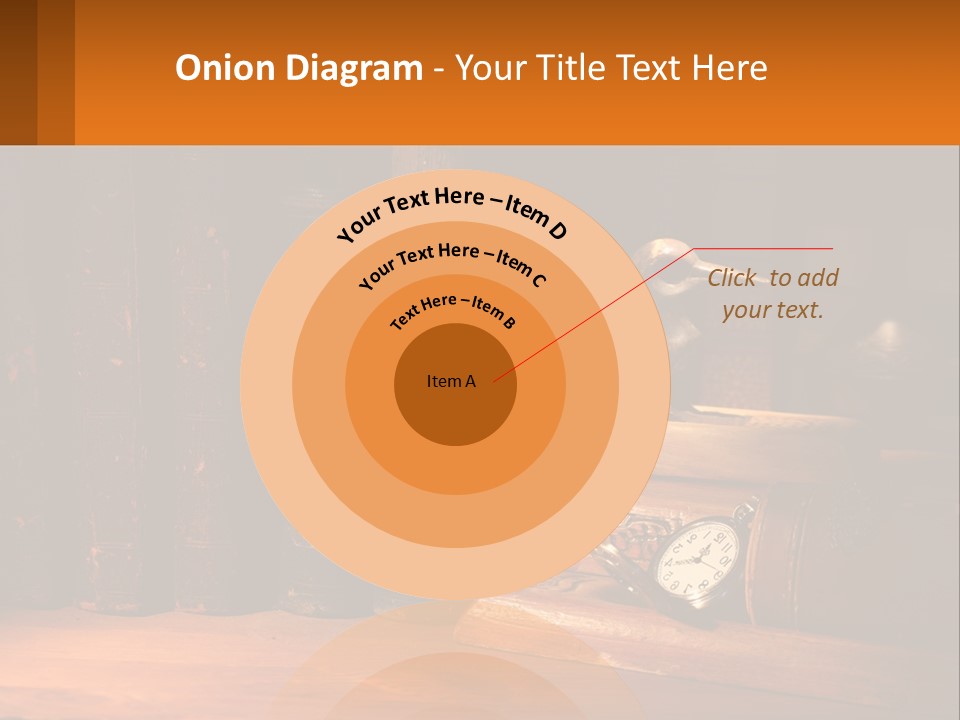 A Bird Sitting On Top Of A Book Shelf Next To A Clock PowerPoint Template