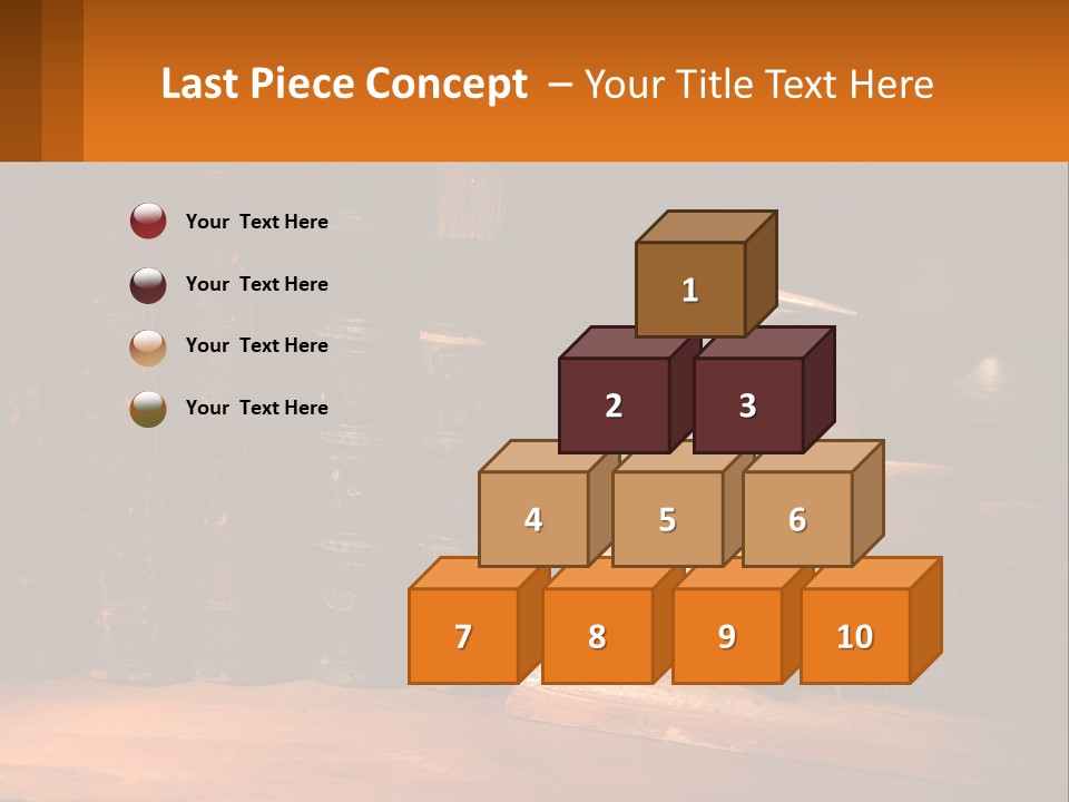 A Bird Sitting On Top Of A Book Shelf Next To A Clock PowerPoint Template