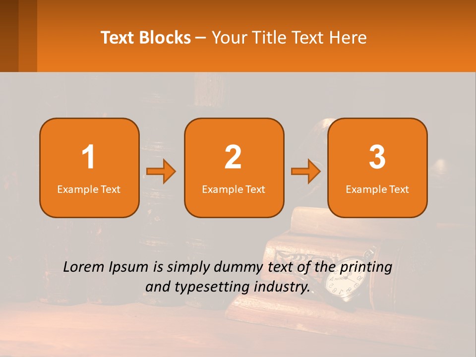 A Bird Sitting On Top Of A Book Shelf Next To A Clock PowerPoint Template